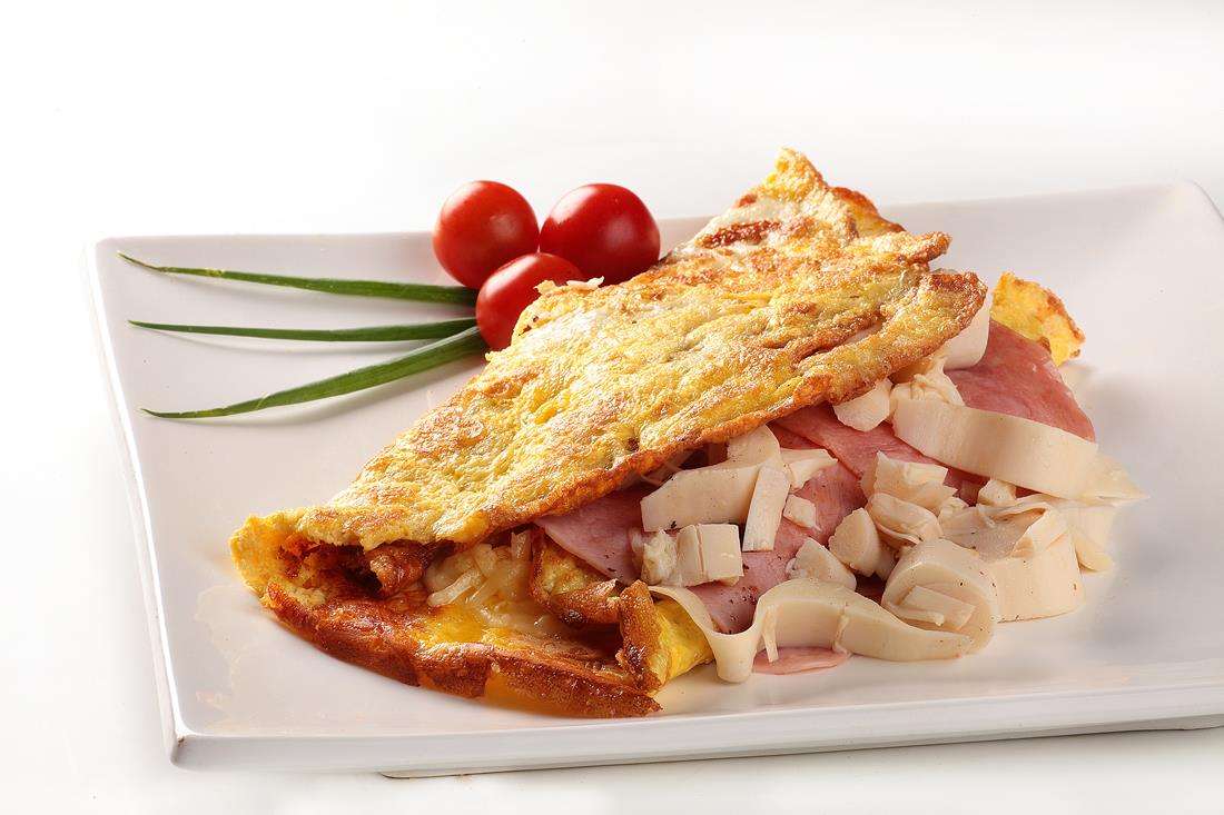 Receita de omelete low carb com palmito