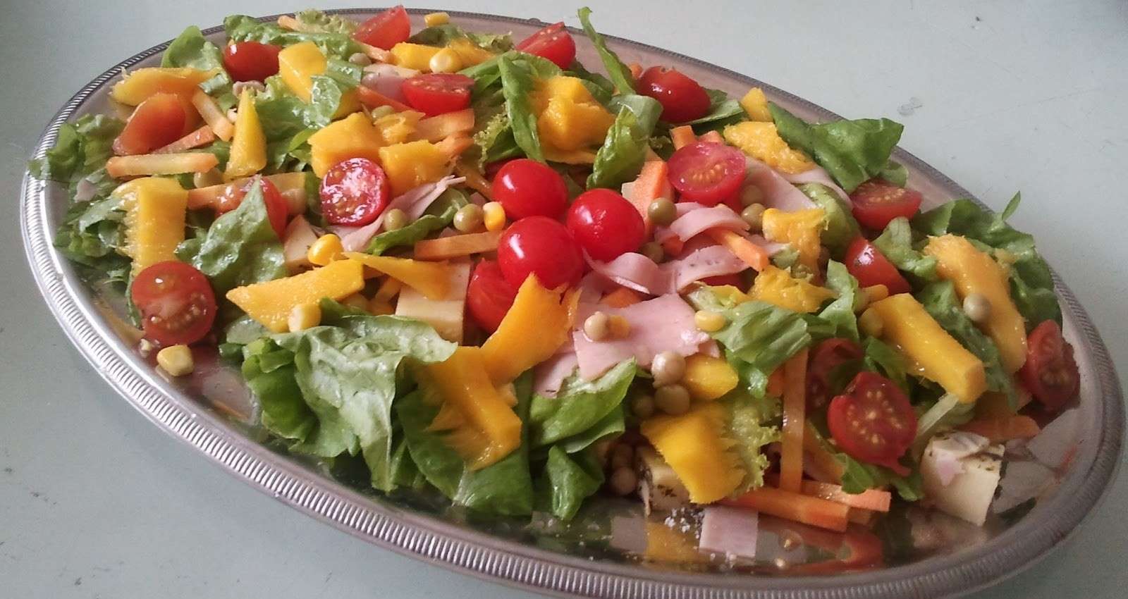 Receita de Salada Tropical Simples