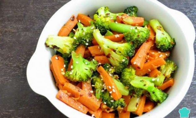 Receita de Salada de brócolis e cenoura