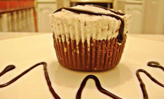 Receita de Cupcake Gelado de Nutella