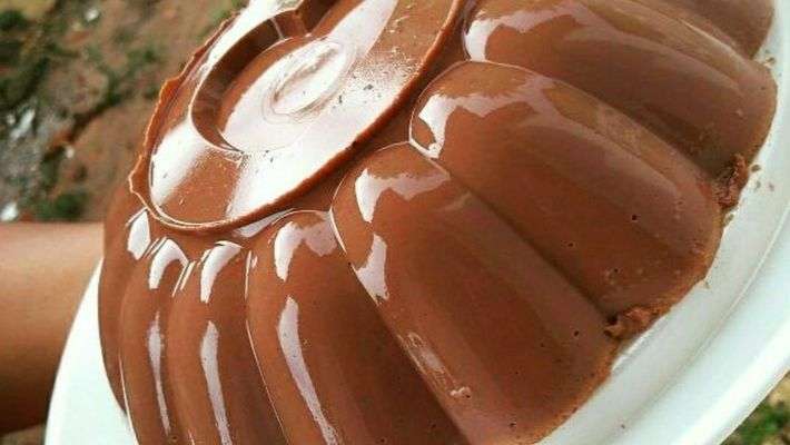 Receita de Pudim de chocolate de geladeira