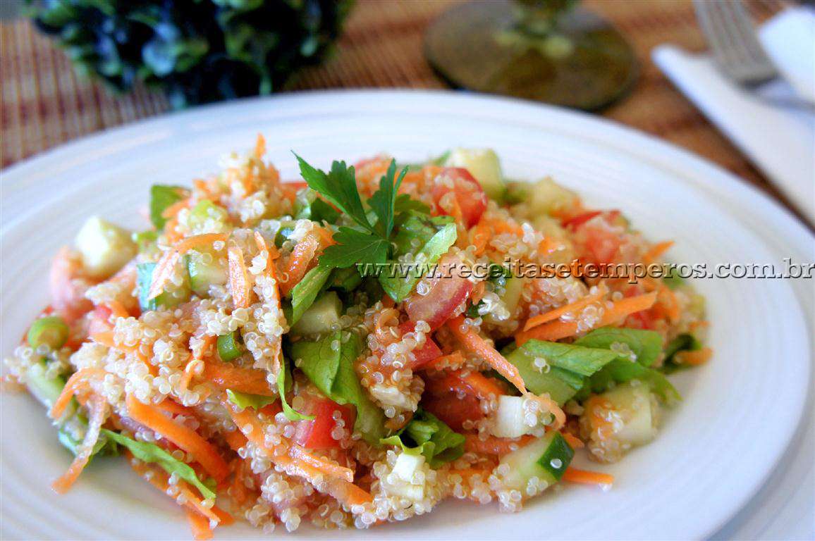 Receita de Salada de Quinoa