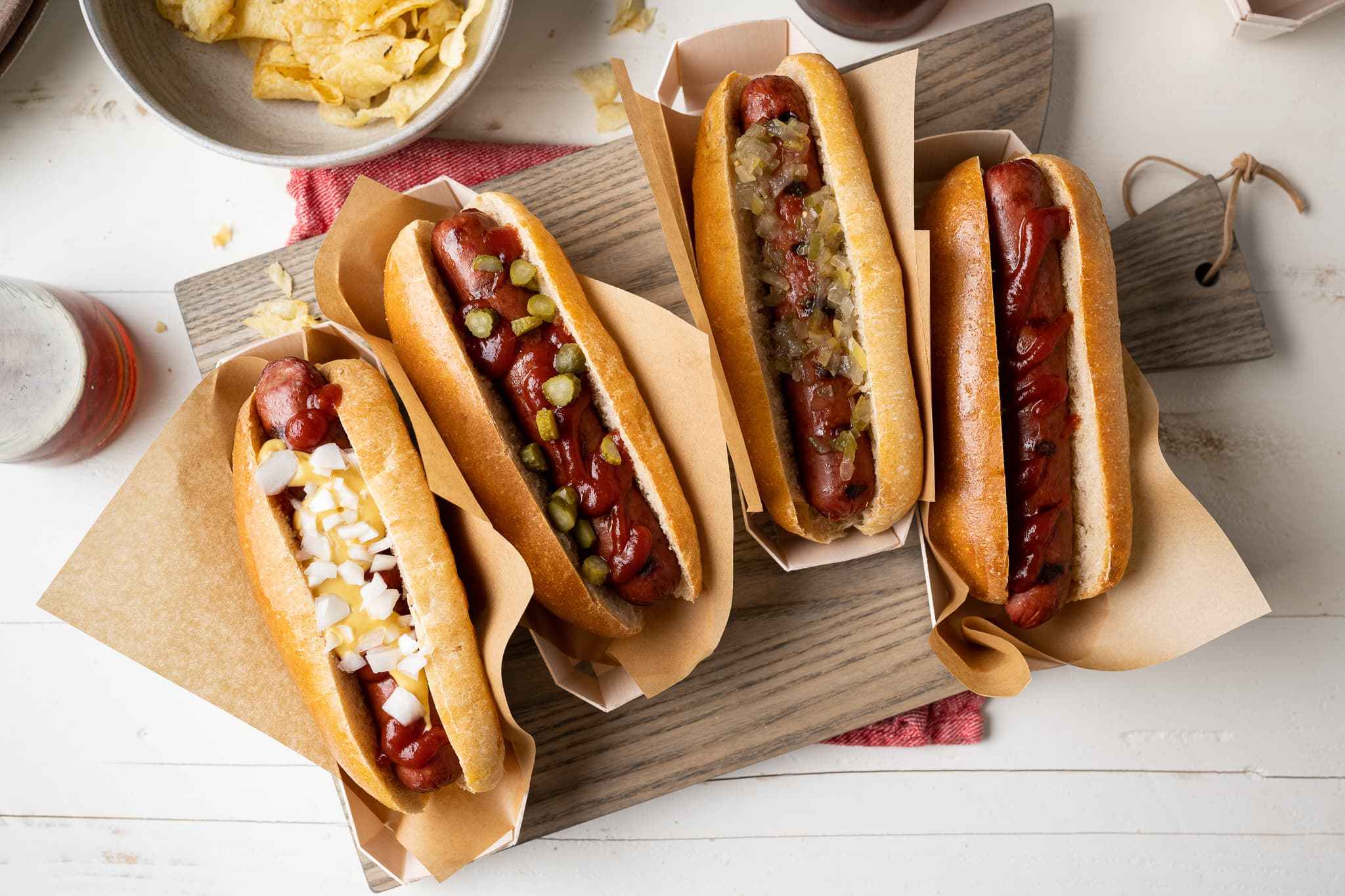 Cachorro Quente Lanchonete Adesivo Comercio Para Cozinha Hot Dog Americano